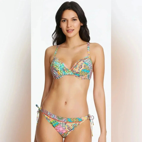 Bleu Rod Beattie Seriously Sunny Halter Top and Bottom - Picture 2 of 13